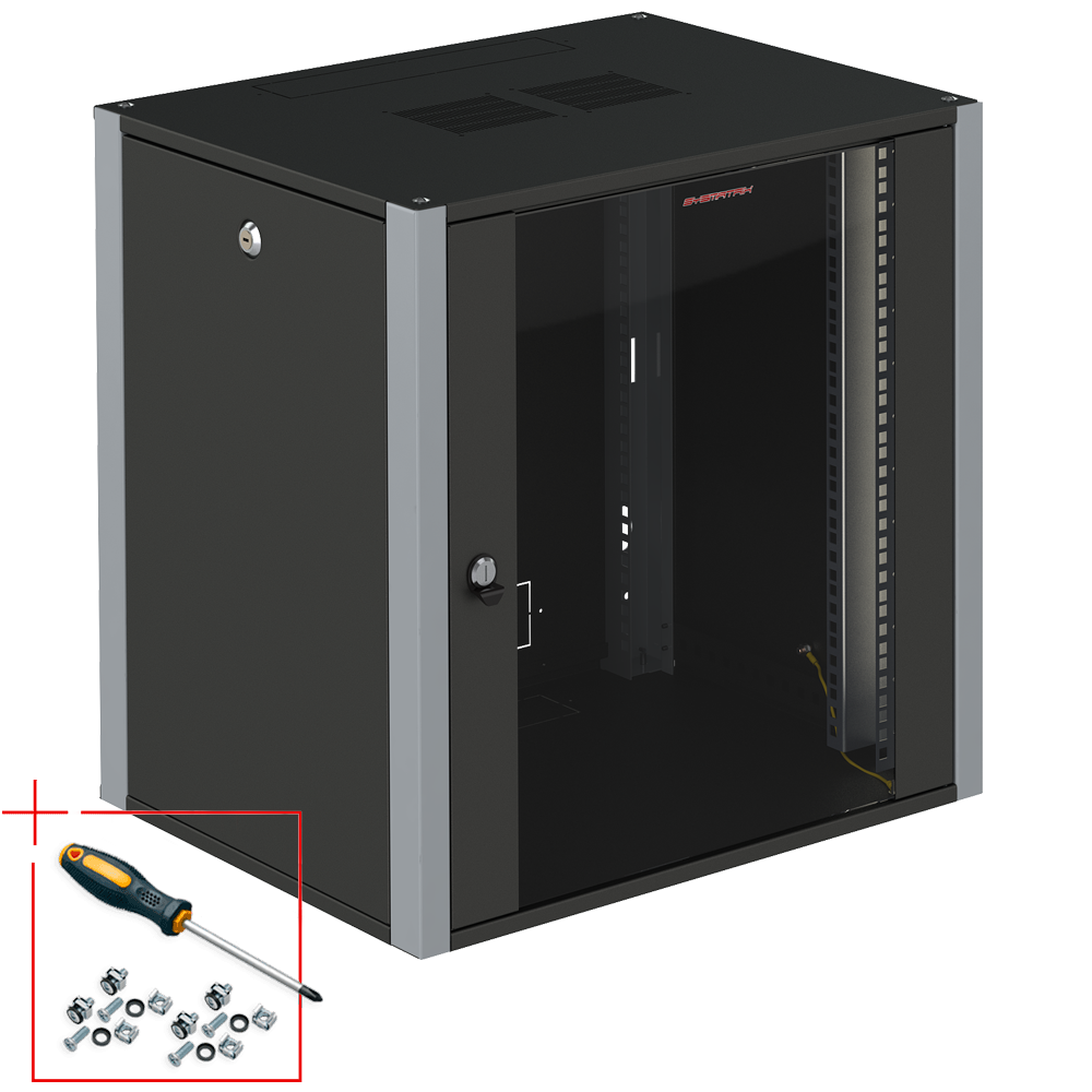 WP 6609.910 телекоммуникационный шкаф 9U 600x600 настенный 19