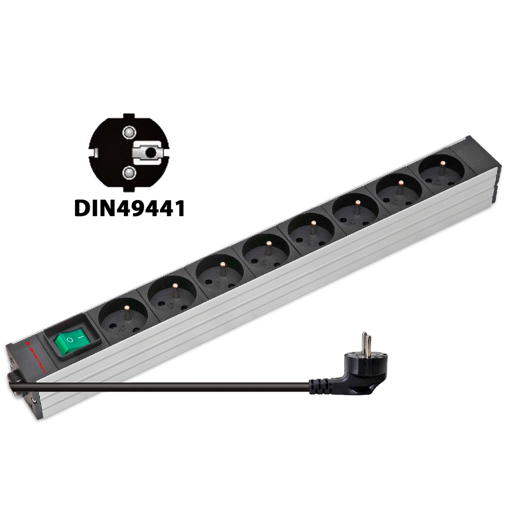 PD 0804.019 Блок розеток 8 портов, 3м шнур купить по цене - SYSMATRIX