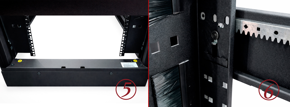 Герметизация контура шкаф-фальшпол