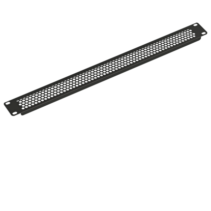 SYSMATRIX BP 0018.900 Фальш-панель 1U, перфорированная, цвет черный (RAL 9004)