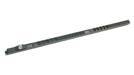 Блок розеток, 33-48U, 10 розеток Schuko, 8 розеток IEC 60320 C19, 8 розеток IEC 60320 C13, автоматический выключатель, амперметр и вольтметр, однофазный 32A, клеммная колодка
