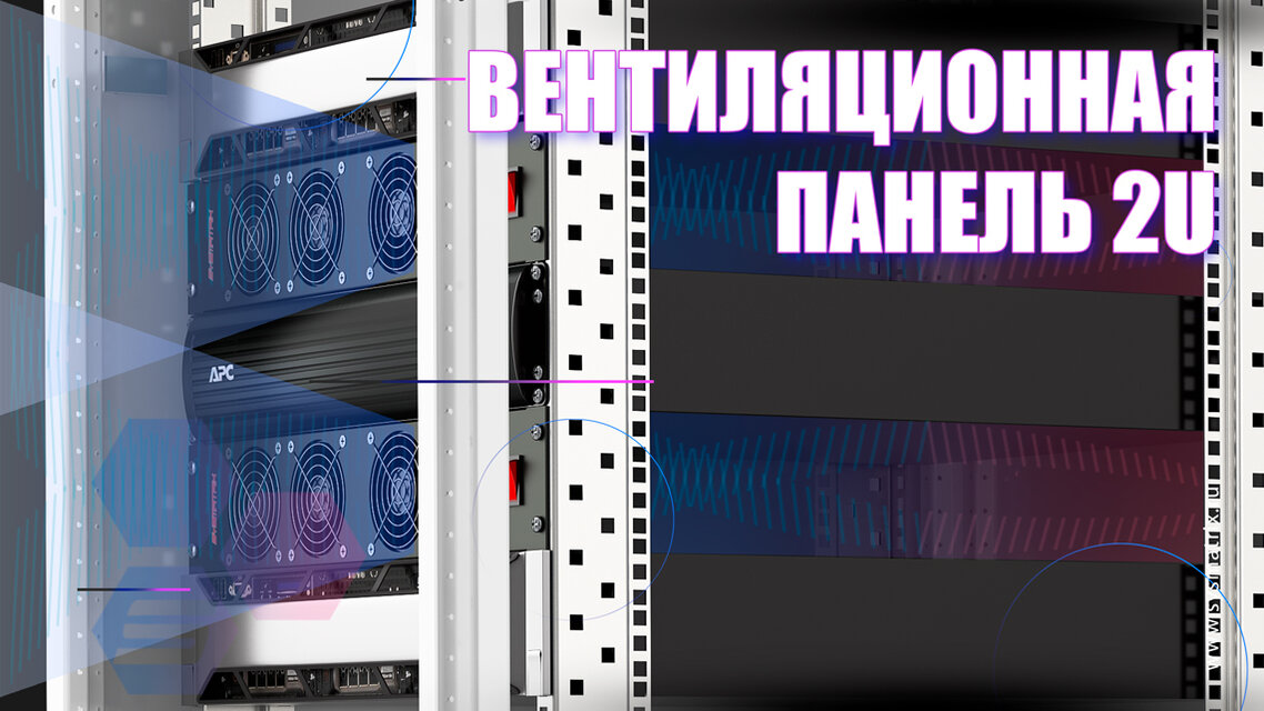 ВЕНТИЛЯТОРНАЯ ПАНЕЛЬ 2U